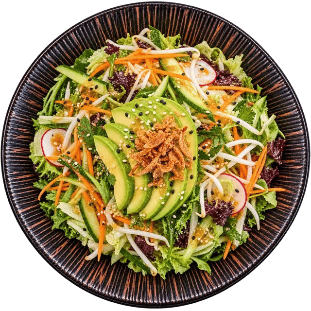 Hikari house salad s avokádem