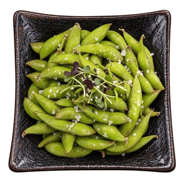 Edamame, vařené sójové lusky