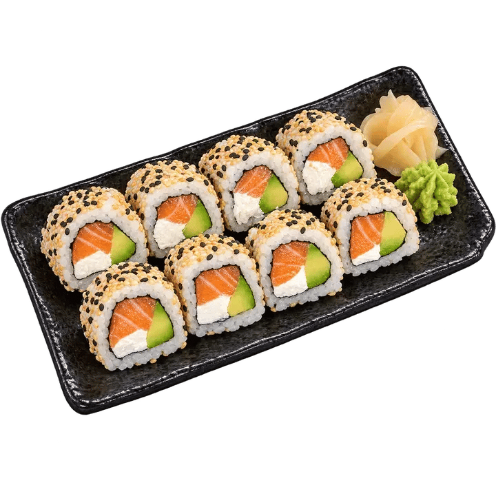 Philly maki s lososem a philadelphia sýrem