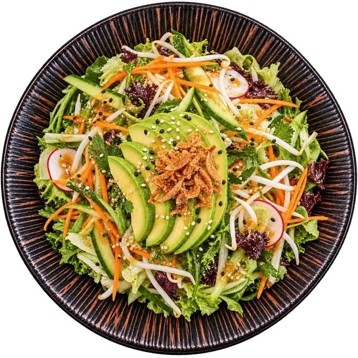 Hikari house salad s avokádem