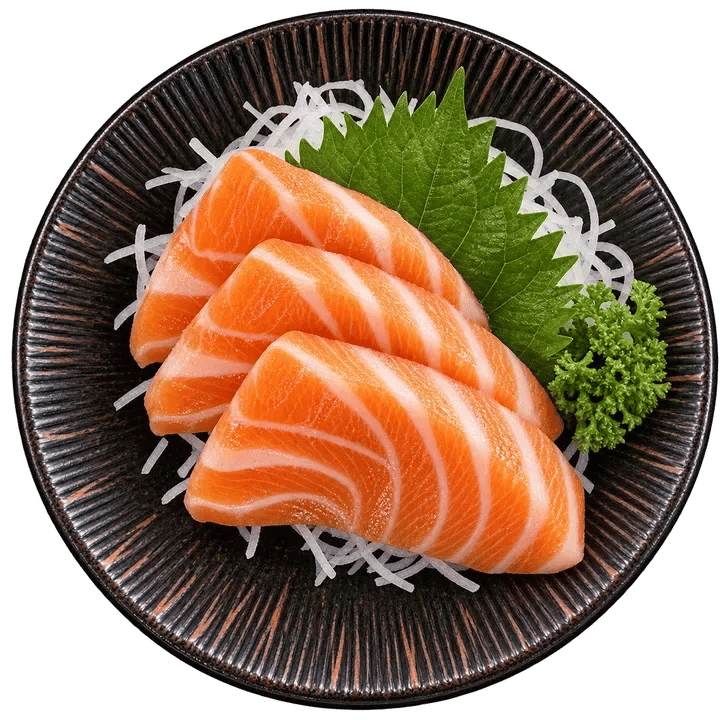 Sashimi z lososa