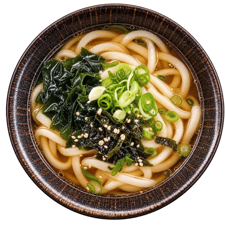 Udon soup s mořskými řasami